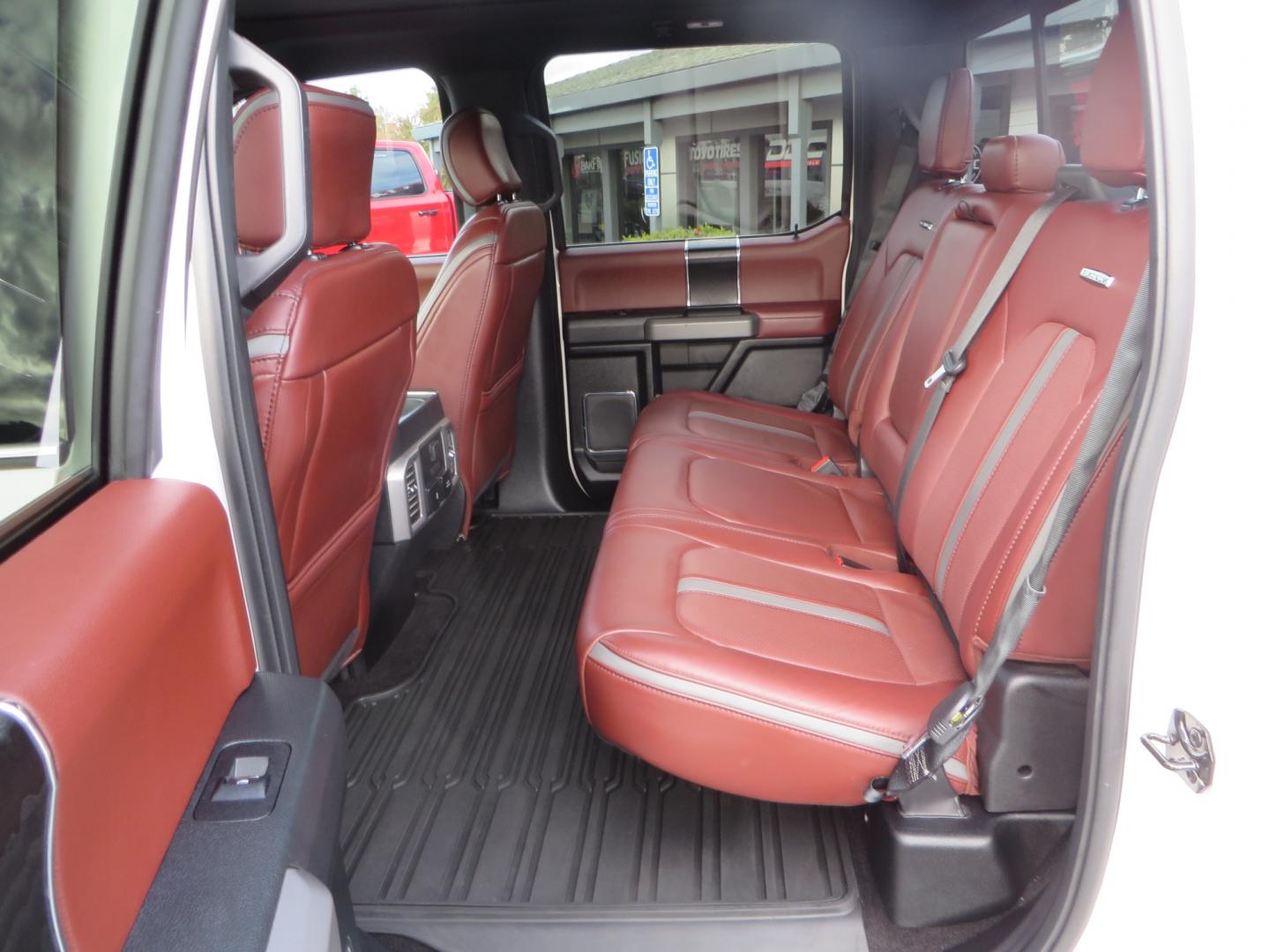 2019 White /BLACK INT W/DARK MARSALA LT Ford F-150 Platinum SuperCrew Cab 4WD (1FTEW1E45KF) with an 3.5L V6 ECOBOOST engine, 10-SPEED AUTO W/TOW MO transmission, located at 2630 Grass Valley Highway, Auburn, CA, 95603, (530) 508-5100, 38.937893, -121.095482 - F150 Platinum featuring a level kit, Fuel Offroad wheels, Toyo AT2 tires, Barricade Front winch bumper, Smittybilt winch, LED light bar, Undercover Ultraflex bedcover, and a Cargo Glide bed system. - Photo#46